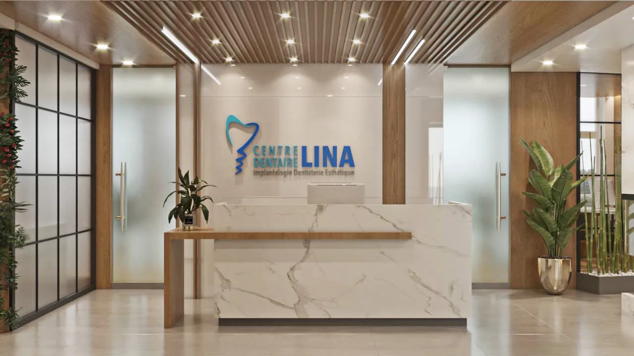 Design intérieur du Centre Dentaire Lina à Agadir